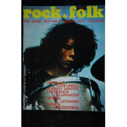ROCK & FOLK 041 1970 JUIN COUVERTURE SANTANA SIMON ET GARFUNKEL JOHNNY WINTER CREEDENCE REVIVAL WOODSTOCK