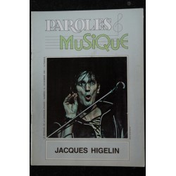 Paroles & Musique 1981 11  n° 14  JACQUES HIGELIN - la musique des adolescents - 44 pages