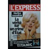 L'Express 2467   Marilyn MONROE  COVER  + 18 p. - La vérité sur un crime d'Etat -15 au 21 octobre 1998