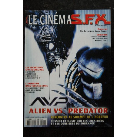 SFX 112  - AVP Alien VS - Predator - Catwoman - Anacondas  + Affiches - 64 pages - 2004 10