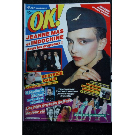 OK ! âge tendre 532 24 au 30 mars 1986  Madonna Cover + 2 p. - Christophe Lambert