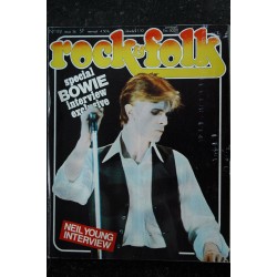 ROCK & FOLK 113 JUIN 1976 COVER MICK JAGGER SPECIAL ROLLING STONES BRIAN JONES JOHNNY CASH