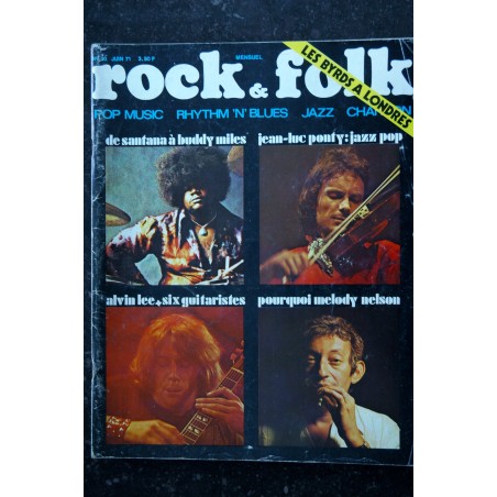 ROCK & FOLK 052 1971 MAI COVER JOHN LENON & YOKO ELVIS PRESLEY PETE DROUOT ELTON JOHN UNDERGROUND