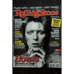 ROLLING STONE 78 octobre 2015 Cover David BOWIE Frank Zappa New Order Andy Warhol Keith Richards David Gilmour - 2015 10