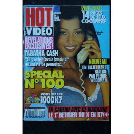 HOT VIDEO N° 100 1998 COVER TABATHA CASH EVA ROBERTS KAREN ROBERTO MALONE SPECIAL N° 100