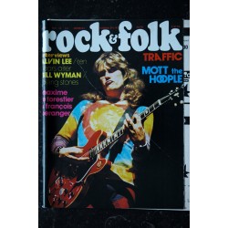 ROCK & FOLK 088  1974 MAI COVER ALVIN LEE ROLLING STONES Maxime Le FORESTIER TRAFFIC + POSTER Bill WYMAN ALICE COOPER