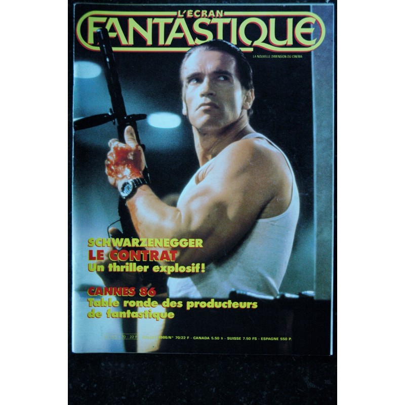 L'écran fantastique   n° 69  * 1986 *  DARYL HANNAH Le clan de la caverne des ours Les Vamps du fantastique