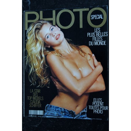 PHOTO 270 SPECIAL LES + BELLES TOP-MODELS COVER CLAUDIA SCHIFFER LINDA EVANGELISTA HOT