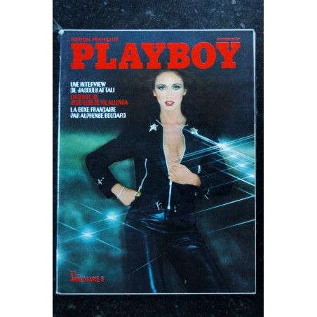 PLAYBOY Fr 1976 10 N° 35 ATTALI BOXE FRANCAISE VILLALONGA BOUDARD FEGLEY BUNNIES PLAYMATES HOT