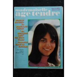 mademoiselle age tendre n°  24 1966 10 Chantal Goya Les Stones Johnny Françoise Hardy Mireille Mathieu Hervé Vilard