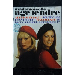 mademoiselle age tendre n°  43 - mai 1968  S. Vartan Sheila - France Gall M. Mathieu Les Suprèmes Françoise Hardy M. Faithfull