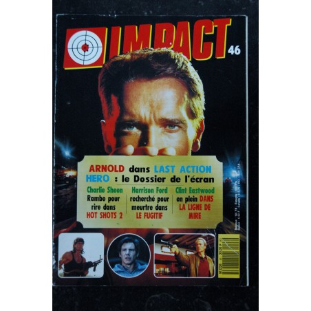 MAD MOVIES IMPACT 1993 08 n° 46  ARNORD SCHWARZENEGGER Charlie SHEEN Harrison FORD Clint EASTWOOD