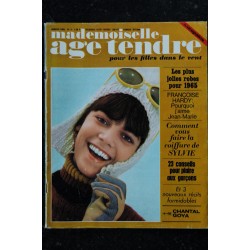mademoiselle age tendre n°   3  1965 01 Cover Chantal Goya Françoise Hardy Sylvie Tony Perkins