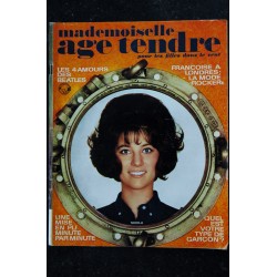 mademoiselle age tendre n°  10  1965 08 Cover Sheila Beatles Françoise Hardy Eddy Mitchell Sami Frey