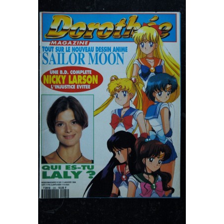 Dorothée Magazine 225 - LALY  Sailor Moon  Nicky Larson  - Posters   - 11 janvier 1994