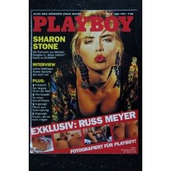 PLAYBOY DEUTSCHLAND  1992 06  Sharon Stone  Russ Meyer  Martina Moculescu