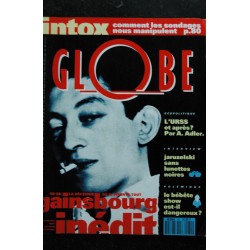 GLOBE 60 1991 09 Gainsbourg Cover + 22 p. - Le bébête show