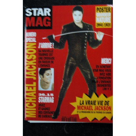 STAR MAG Numéro Special  MICHAEL JACKSON  Poster grandeur nature