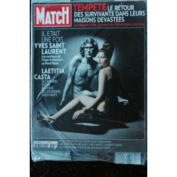 PARIS MATCH N° 3173  11 mars 2010 Laetiyia Casta Yves Saint Laurent