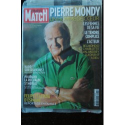 PARIS MATCH n° 3305  20 sept. 2012  Pierre MONDY un Homme de Coeur - Felipe et Letizia d'Espagne