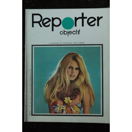 Reporter objectif n° 2 - 1971 06   Brigitte Bardot cover - Sam Levin - Janine Niepce - couvrir un tennis