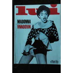 LUI 033 JUILLET 1990 OCOVER MADONNA PROVOCANTE HERB RITTS RICHARD LITT MARC GUIBERT EROTIC PHOTO SEXY