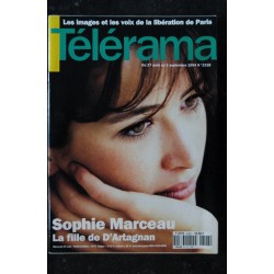 TELERAMA 2328 1994 08  Sophie Marceau cover + 5 p. - Tavernier L'appât