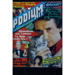 PODIUM HIT 132  1983 02  INCOMPLET  Chagrin d'amour  GIRAUDEAU  DELON GOLDMAN JOHNNY