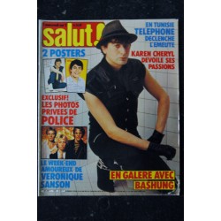 Salut ! 149   1981   Bashung Police Veronique Sanson TELEPHONE Karen Cheryl