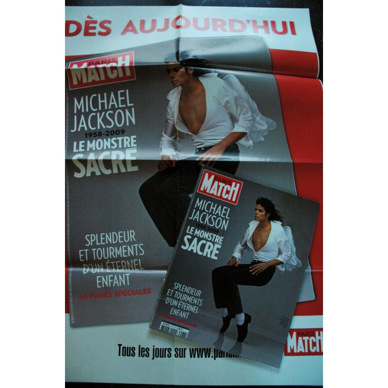 PARIS MATCH N° 3137 2009 MICHAEL JACKSON  LE MONSTRE SACRE 46 pages spéciales