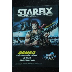 STARFIX 002  n° 2  * 1983 *  RAMBO  SYLVESTER STALLONE 10 PAGES + POSTER LOOKER HEROIC FANTASY MAD MAX