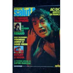 SALUT ! 187  24 nov. au 7 déc. 1982 Sophie Marceau - Goldman - Renaud - AC/DC - Telephone - Plastic Bertrand