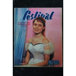 FESTIVAL  n° 240  *  février 1954  *   COVER BRIGITTE BARDOT + 1 page les espoirs du cinéma français