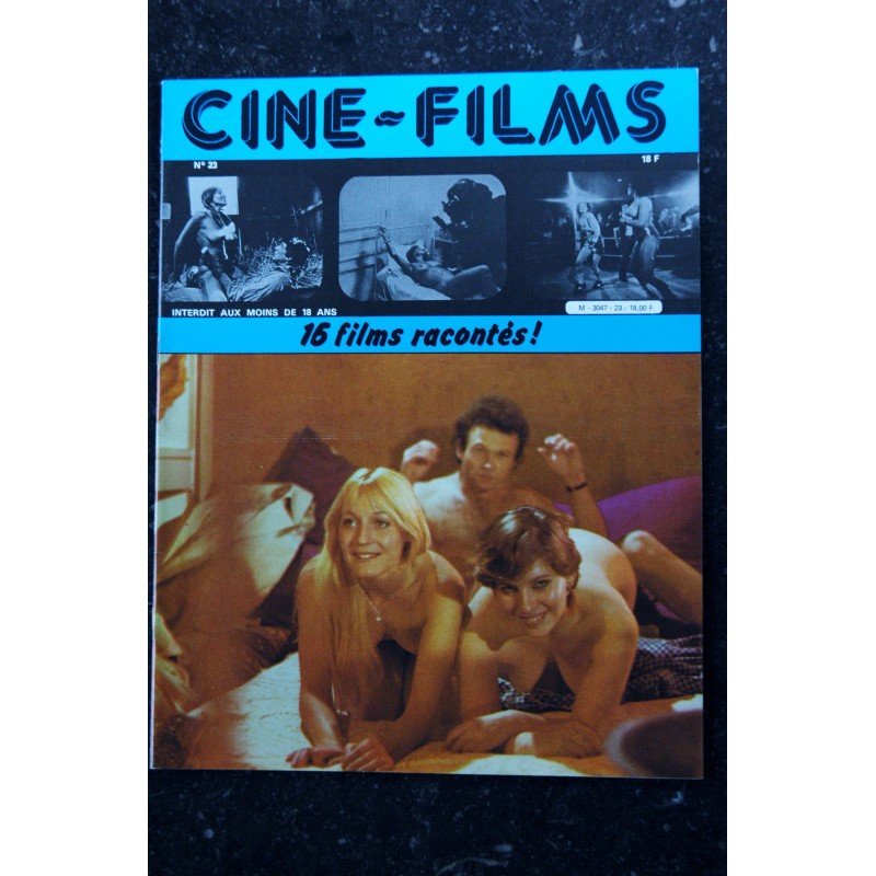 CINE-FILMS n° 22  * 1982 *  16 films racontés  BRIGITTE LAHAIE  GALABRU PREBOIST CATHY RINGER Carole Laure   Erotic