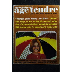 mademoiselle age tendre n°   1  1964 10 Cover France Gall  Johnny Sylvie France Gall Frank Alamo Just Jaeckin