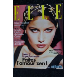 ELLE 2735  1 juin 1998  Laetitia Casta cover + Style Latino 8 p. - Luc Ferry g Lanvin Daryl Hannah  - 198 p.