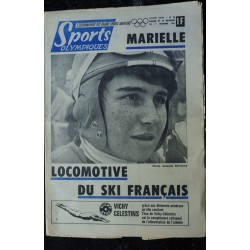 Sports Olympiques  n° 28  - 1964 11 - Marielle GOITSCHEL - Locomotive du Ski Français