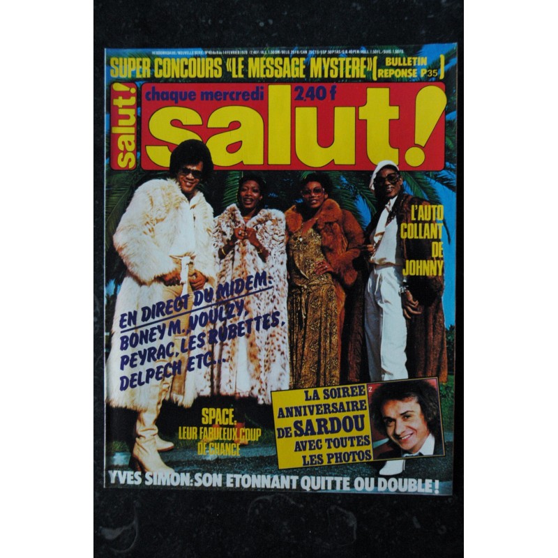 Salut ! 1978 02 - 39 Boney M F François CloClo Johnny JL Lafont Souchon