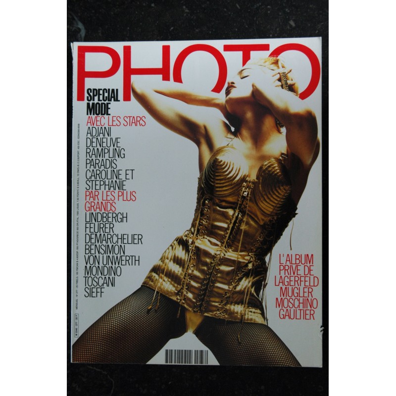 PHOTO 277 OCT 1990 COVER MADONNA SPECIAL MODE ELLEN VON UNWERTH SIEFF TOSCANI DEMARCHELIER ELLE MONDINO