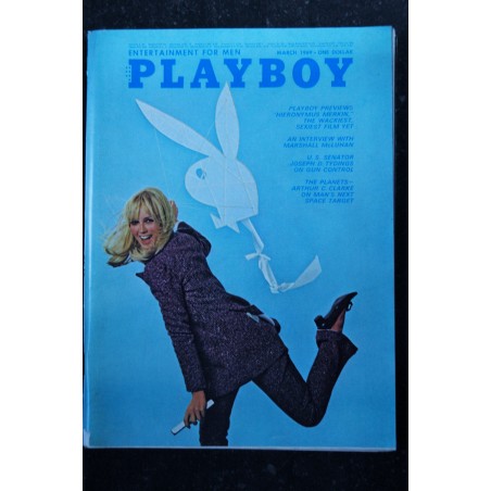 PLAYBOY US 1969 03 MARCH INTERVIEW MARSHALL MC LUHAN HIERONYMUS MERKIN EST FILM YET KATHY MacDONALD