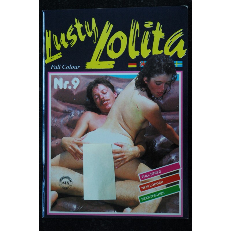LUSTY LOLITA Nr. 9 INTERNATIONAL 1988 SEX STARS FULL COLOR VIDEO STARS HOLLYWOOD GIRLS OPEN PUSSIES