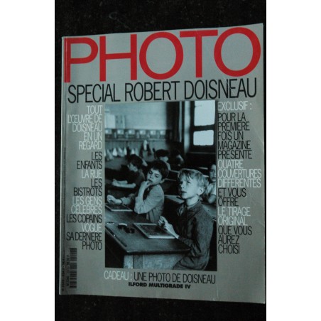 PHOTO 324 SPECIAL ROBERT DOISNEAU VOGUE GENS CELEBRE 1995 + 1 PHOTO DE DOISNEAU