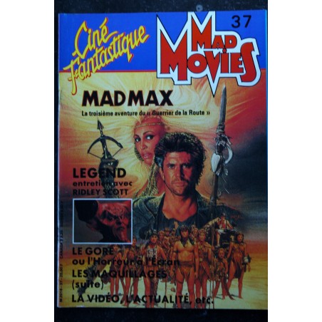 Ciné Fantastique MAD MOVIES  n° 35  * 1985 *  Arnold SCHWARZENEGGER TERMINATOR STAR TREK BLADE RUNNER