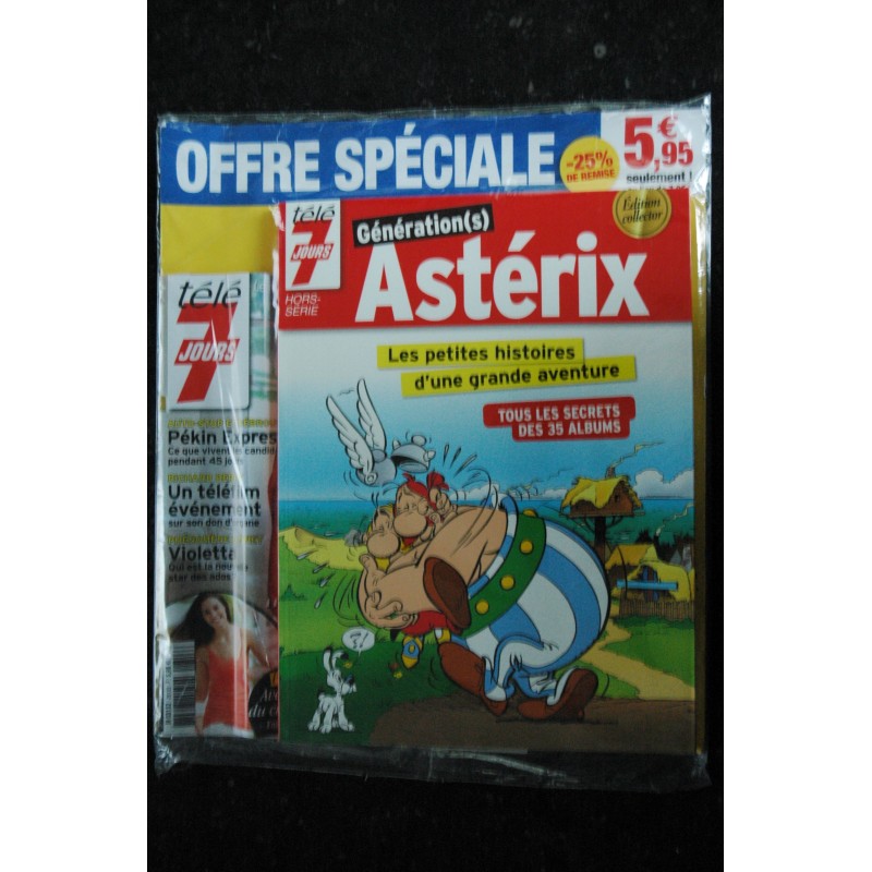 TELE 7 JOURS HS 2013 10    GENERATION(S) ASTERIX EDITION COLLECTOR TOUS LES SECRETS DES 35 ALBUMS 2013