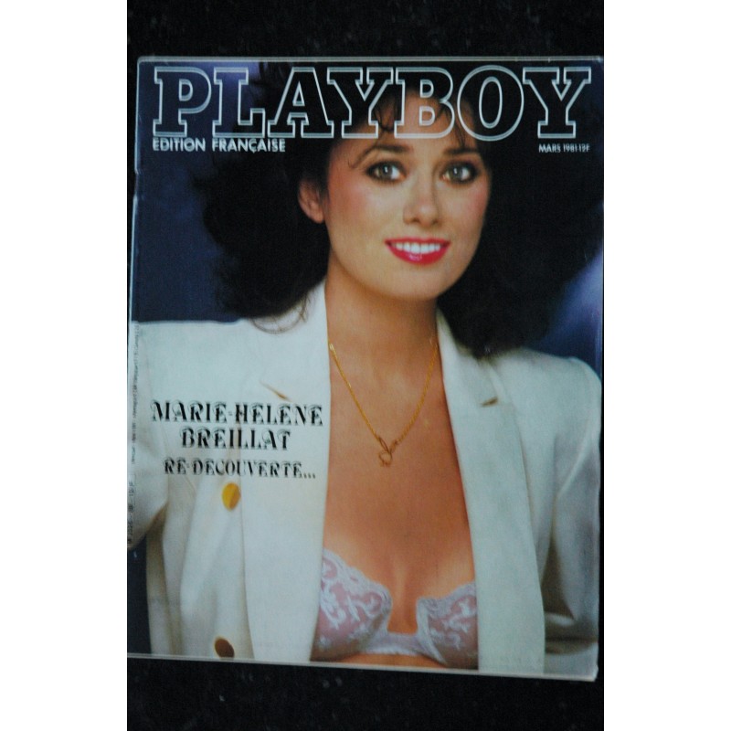 PLAYBOY 088 MARS 1981 COVER  MARIE HELENE BREILLAT  INTERVIEW MARCO PANNELLA FLASH GORDON