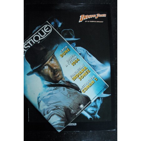 L'écran fantastique n° 48  - 1984 -  COVER ARNOLD SCHWARZENEGGER CONAN 2 INDIANA JONES + POSTER DUNE