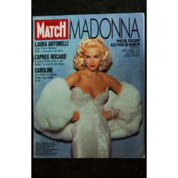 PARIS MATCH N° 2190 16 Mai 1991 COVER MADONNA Pose en Marilyn Monroe Interview Michel Drucker