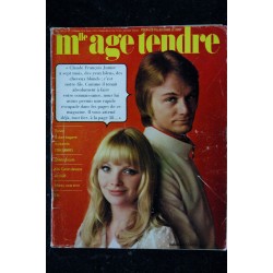 mademoiselle age tendre n°  52 1969 03 COVER CLAUDE FRANCOIS SHEILA BARBARA STREISAND FUNNY GIRL FRANCE GALL SYLVIE VARTAN