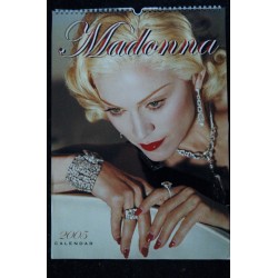 MADONNA CALENDAR CALENDRIER 2005 PUBLISHED BY DREAM INTERNATIONAL UK INDEPENDANT PRODUCT