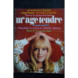 mademoiselle age tendre n°  62  *  janvier 1970  *   FRANCE GALL JULIEN CLERC Delon Adamo Beatles